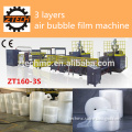 THREE layers extrusion pe air bubble film making machine with different size